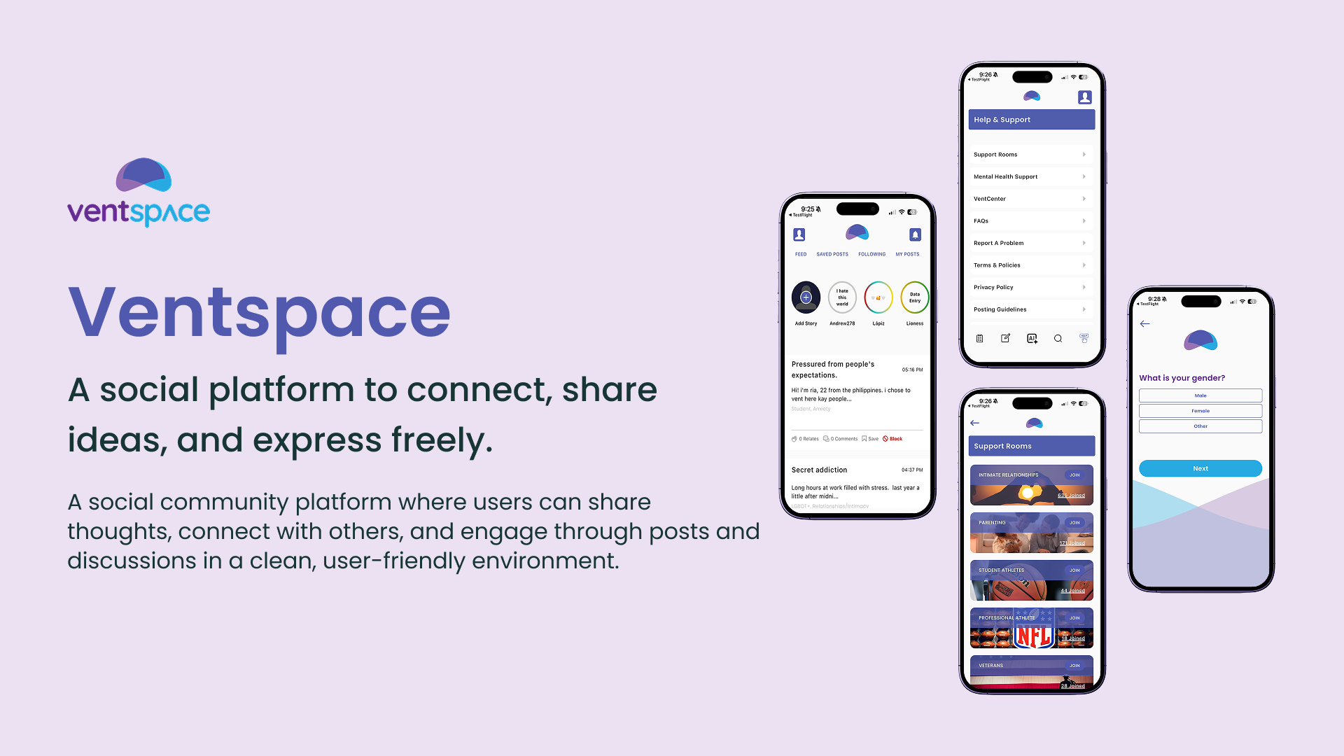 VentSpace app showcase
